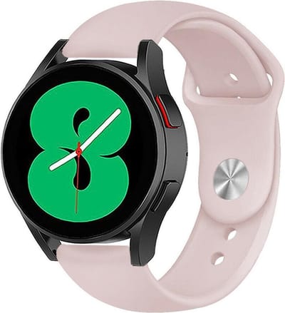 Strap-it Sport horlogebandje - geschikt voor Samsung Galaxy Watch 7 (40 & 44mm) / Galaxy Watch 6 (Classic) / Galaxy Watch 5 / Watch 5 Pro / Watch 4 / 4 Classic / Watch FE - sport siliconen bandje voor Galaxy Watch 4-5-6 alle varianten - roze