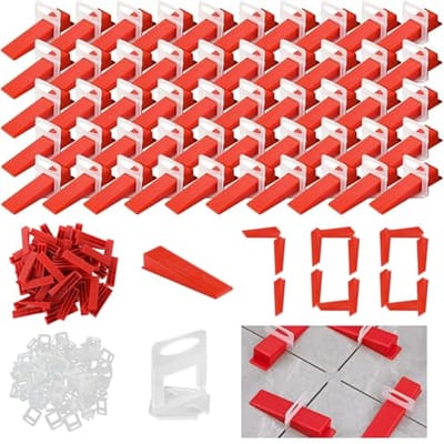 Tegelnivelleringssysteem 700 stuks - 3 mm Niveauhulp voor Wand- en Vloertegels