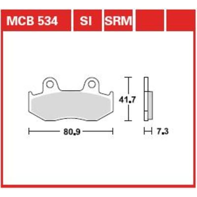 Remblokset TRW MCB534SRM