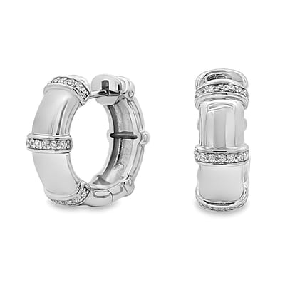 Juwelier Zwartevalk - Zilveren (gerhodineerd) oorbellen met zirkonia - 22.359