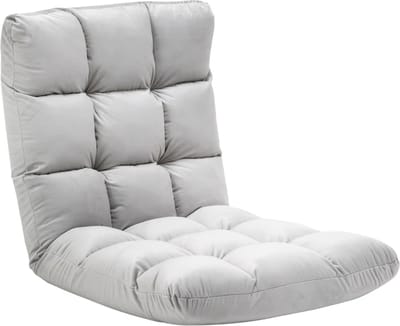Slaapstoel - Uitklapbaar - Slaapbank - Logeerbed - Zetelbed - Slaapfauteuil - Vouwbed - 1 persoons - Zeer comfortabel - Grijs