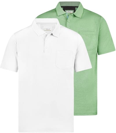 Redmond Heren poloshirt 2 pack Basic