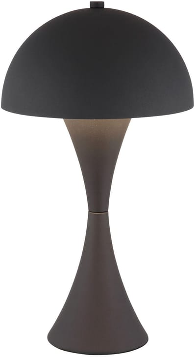 Globo - tafellamp - DIMA - zwart - metaal - Ø 20cm - E27 - 21028S