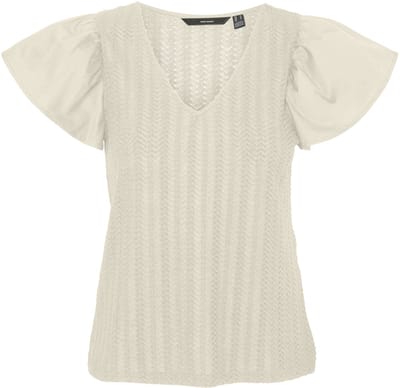 VERO MODA - VMNAJA SS V-NECK TOP JRS GA - Dames - Blouses