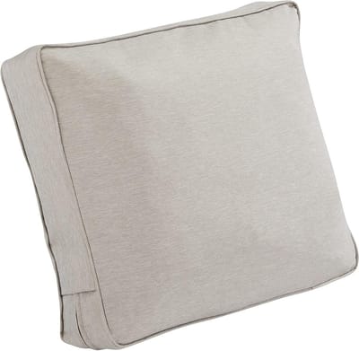 Terras Loungestoel Kussen - Buiten Zitkussen - Ontspannen Buiten - FadeSafe Stof - 60 x 40 cm - Grijs