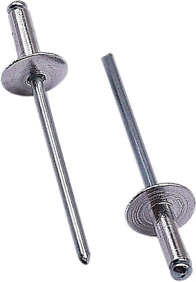 Aluminium Blindklinknagels - Grote Flens Klinknagels - Materiaal Verbinden - Grote Flens - 32 x 12 mm - Aluminium