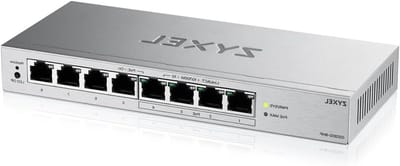 PoE Switch - Netwerk Switch - Netwerk Uitbreiden - Web Manageable - 8 Poorten - Zwart