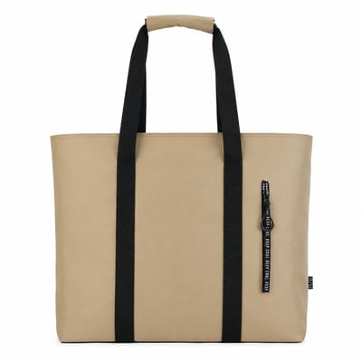 Grote Koeltas/Strandshopper Cappuccino - Shopper met Koelvak - Strandtas XL - 35 Liter