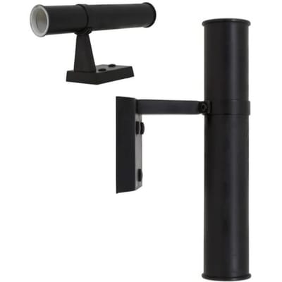 KS Verlichting Muurlamp Bayport Antiek Zwart up en down