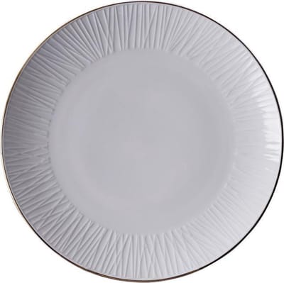 Tokyo Design Studio - Nippon White Gold Rim Plate 27.5cm Lines