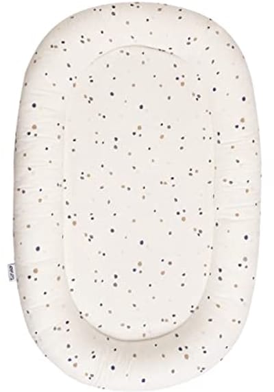 Bedverkleiner 95 x 60 cm voor baby's - Gewatteerd Babynest - Afneembare en Machinewasbare Overtrek