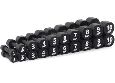 Muscle Power PU Dumbbell Set - 2 x 1 t/m 10 kg