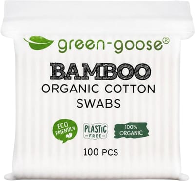 green-goose® Bamboe Wattenstaafjes | 100 Stuks | Plastic-Free