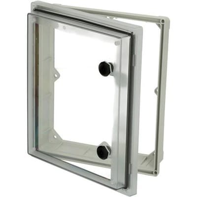 Fibox PW 292409 T 4901884 Zichtvenster Deksel transparant, Dubbele baard, UV-bestendig (l x b x h) 88 x 244 x 291 mm Polycarbonaat Grijs 1 stuk(s)