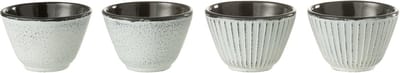 J-Line theemok - metaal - wit - 2 dozen van 2 stuks