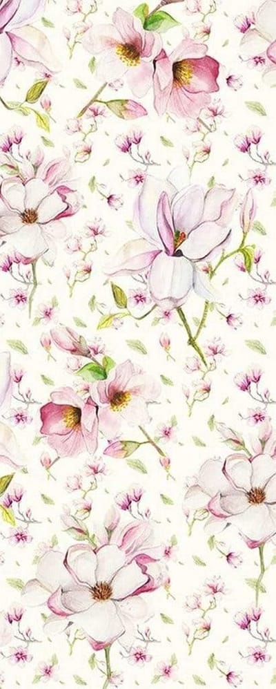 Fotobehang - Magnolia 100x250cm - Vliesbehang