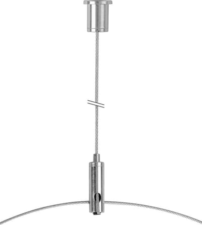 STAS ophangset (5stuks -200cm) met dwarsankers en plafondbevestiging