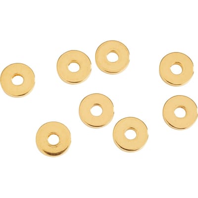 Metalen afstandsschijven,  Ø 6 mm - Goud