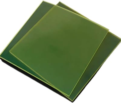 Polyurethaan Platen - PU Kussen - Industrieel Gebruik - Hoge Elasticiteit Slijtvast - 200x200mm Dikte 1mm - Geel Transparant