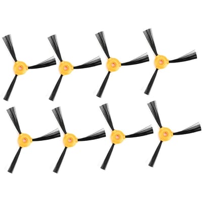 8 Stuks Stofzuiger Reiniging Zijborstel Vervanging Accessoires Onderdelen Geschikt voor Deebot N79/N79S black