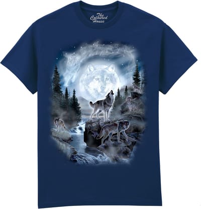 Moon Wolf The Coloured House T-shirt M