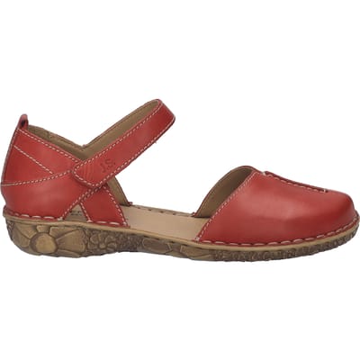 Josef Seibel - Dames bandschoen sandaal met dichte neus - Rosalie 42 - 79542 476 470 - Rood - Maat 41