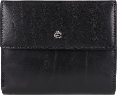 Esquire Toscana Portemonnee RFID-bescherming Leer 12 cm - Jongens - Horizontaal - schwarz