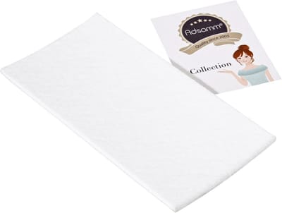 Zelfklevende Viltplaten - Viltstrips Vloerbescherming - Meubels Verplaatsen - 3.5mm Dik Naaldvilt - 10x20 cm - Wit