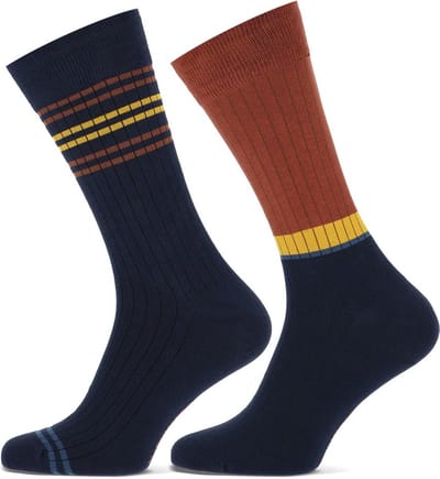 MarcMarcs - 2 Pack Herensokken - 43/46 - Hoge Kwaliteit Katoen 75% - Super voor onder een pak