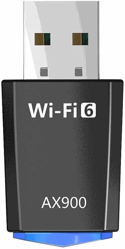 Wifi USB Adapter - Draadloze Netwerkkaart - PC Internet - Snelle Ac Verbinding - Compact Formaat - Zwart