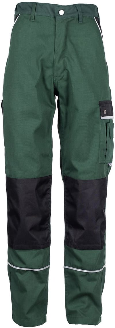 TMG STYLE WORK Werkbroek HEREN Veiligheidsbroek Groen – Korte Beenlengte (73 cm) – Met Kniezak - Gevoerd - Ademend