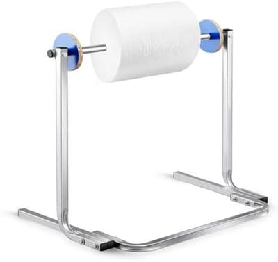 Noppenfolie Dispenser - Verpakkingsfolie Houder - Verpakken Verzenden - Stabiele Zwaardere Constructie - 120cm Rolbreedte - Zilver