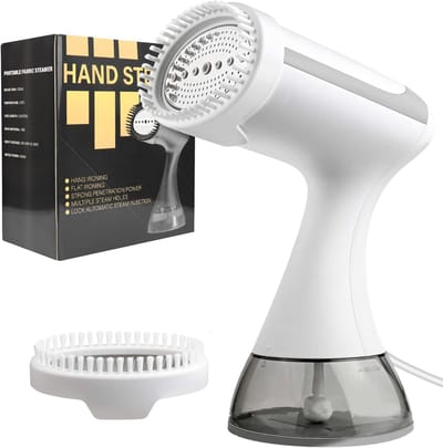 Kledingstomer - Stoomboot kleding - Kreukels verwijderen - Continue stoomfunctie - 300 ml reservoir - Wit