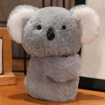 Knuffeldier Raccoon Klaparmbanden Voor Kind Handring Polsband Zacht Konijn Varken Vossen Panda Koala Pluche Pols Creatief Speelgoed Cadeau 16-20cm
