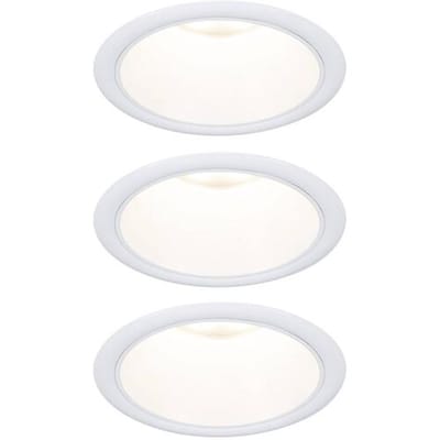 LED-inbouwlamp 3-Step-Dim Cole Coin Set van 3 IP44 rond 88 mm Coin 3x6W 3x470lm 230V dimbaar 2700K Wit
