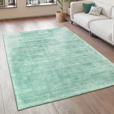 Paco Home Vloerkleed Woonkamer Vintage Laagpolig Handgemaakt Hoogwaardig 100% Viscose 80x150 cm