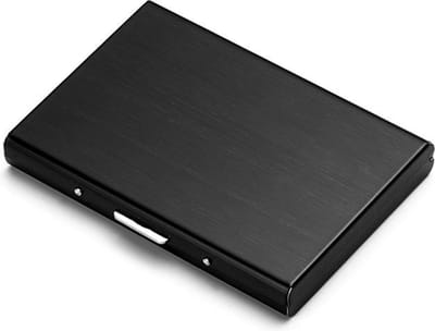 Handige Creditcard Houder | Anti-Diefstal Pasjeshouder | RFID | 6 pasjes | Zwart