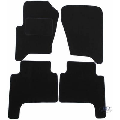 J&;J AUTOMOTIVE | Zwarte Velours Vloermatten Op Maat Voor Land Rover Range Rover Sport L320 2005-2012 zwart