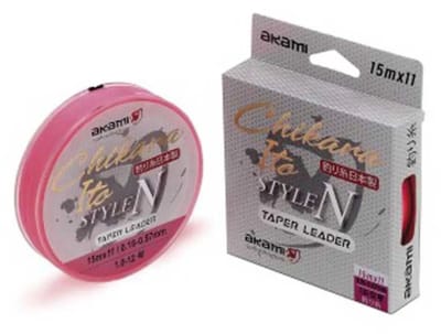 Akami Chikara Ito Taps Toelopende Onderlijn 15 M Roze 0.180-0.570 mm