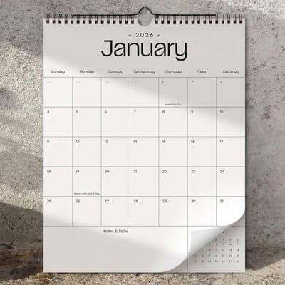 Wandkalender 2026-2027 voor Kantoorplanning - Groot Formaat Jaaroverzicht