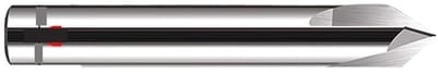 Hardmetalen Frees - Afschuiningsfrees Randontbraam - Precisie Bewerking - TiAlN Coating - 35 mm - Zilverkleurig