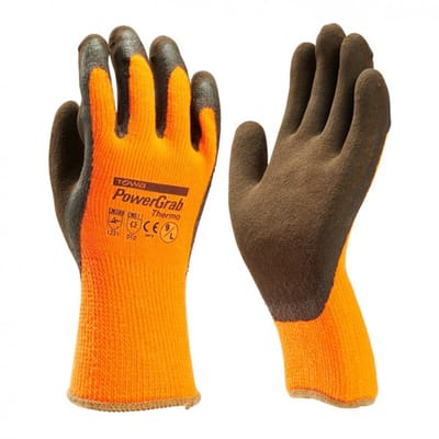 Towa powergrab thermo winter werkhandschoenen microfinish latex coating - maat M/8 -