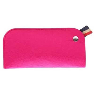 Brillenhoes / Brillenkoker / Brillenhouder | Vilt | Roze / Fuchsia