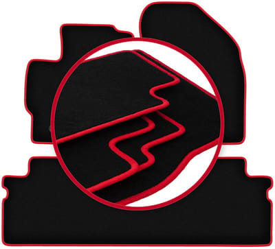 CARLUX-RED automatten voor: Toyota Verso minivan (2009-2013)