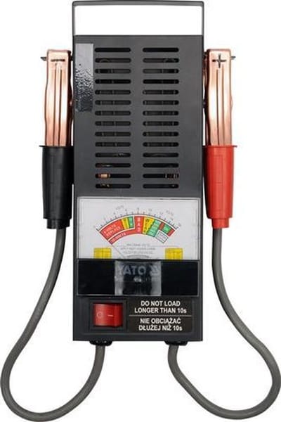 Yato YT-8310 Serie - Accu Tester - 6/12V - Analoge Wijsaanwijzer - Krachtige Krokodilklemmen