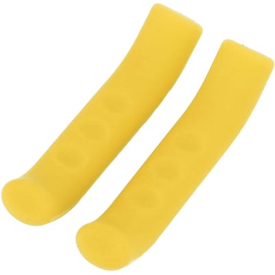 Poignée de Levier de Frein de Vélo Manchon Ergonomique en Silicone Couvercle de Poignée de Frein de Vélo VTT Vélo de Route jaune