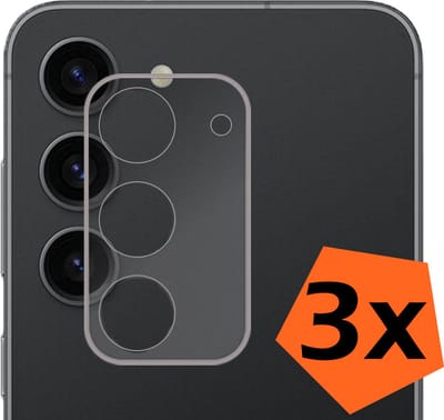 Camera Lens Protector - 3 Stuks - Geschikt voor Samsung Galaxy S23 - Camera Screenprotector - Gehard Glas - Beschermglas - Tempered Glass - Screen Protector