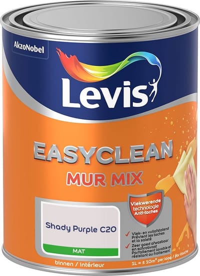 Levis - Easyclean Mur Mat Mix - Shady Purple C20 - Mengverf - 1 L