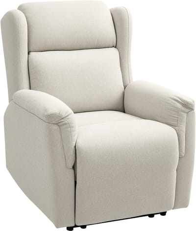 HOMCOM - Relaxfauteuil - met ligfunctie - Beige
