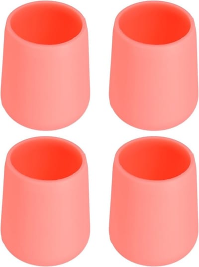 4 Stuks Roze Silicone Hengel Steun Pads voor Hengelbutt Bescherming